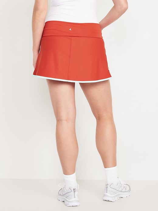 Image number 2 showing, Maternity Rollover-Waist PowerSoft Skort