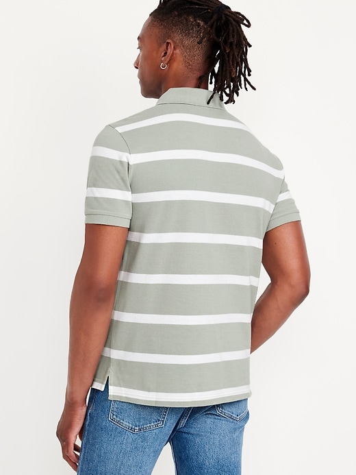 Image number 5 showing, Classic Fit Striped Pique Polo