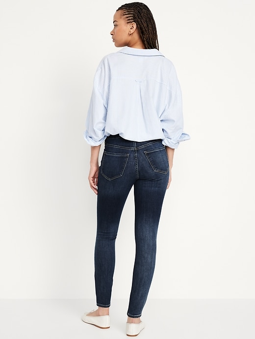Image number 3 showing, High-Waisted Rockstar Super-Skinny Jeans