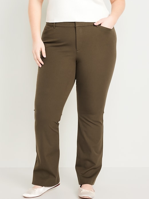 L'image numéro 6 présente Pantalon Pixie évasé à taille haute