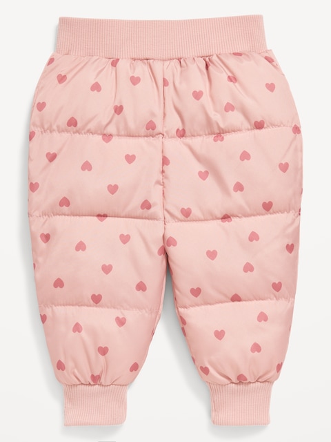 Unisex Water-Resistant Quilted Tapered Pants for Baby