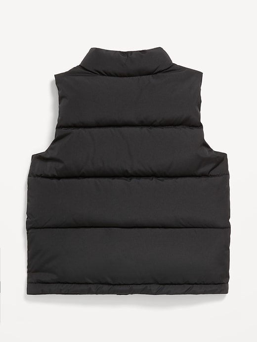 View large product image 2 of 2. Water-Resistant Quilted Utility Puffer Vest for Toddler