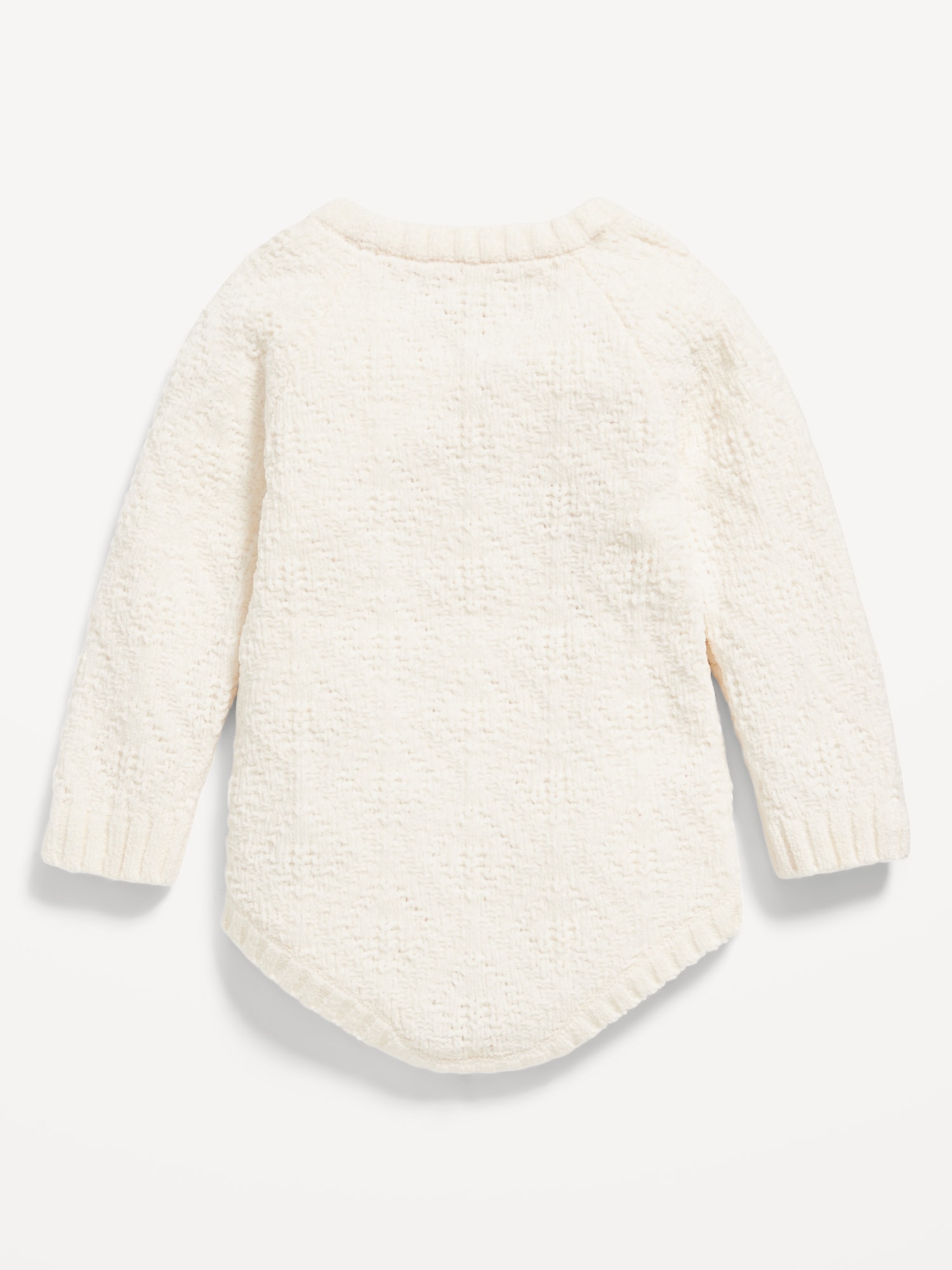 Long-Sleeve Textured-Knit Romper for Baby