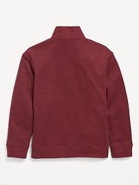 View large product image 3 of 3. French Rib Quarter-Zip Sweater for Boys