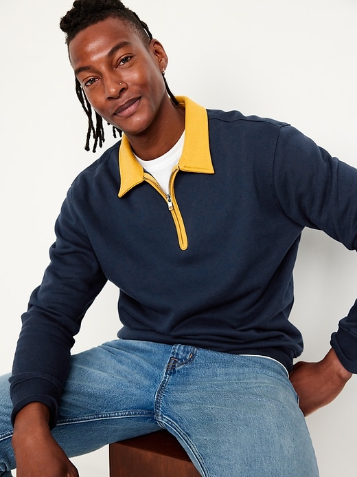 Image number 6 showing, Quarter-Zip Fleece Polo