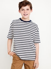 Image number 1 showing, Oversized Short-Sleeve T-Shirt for Boys