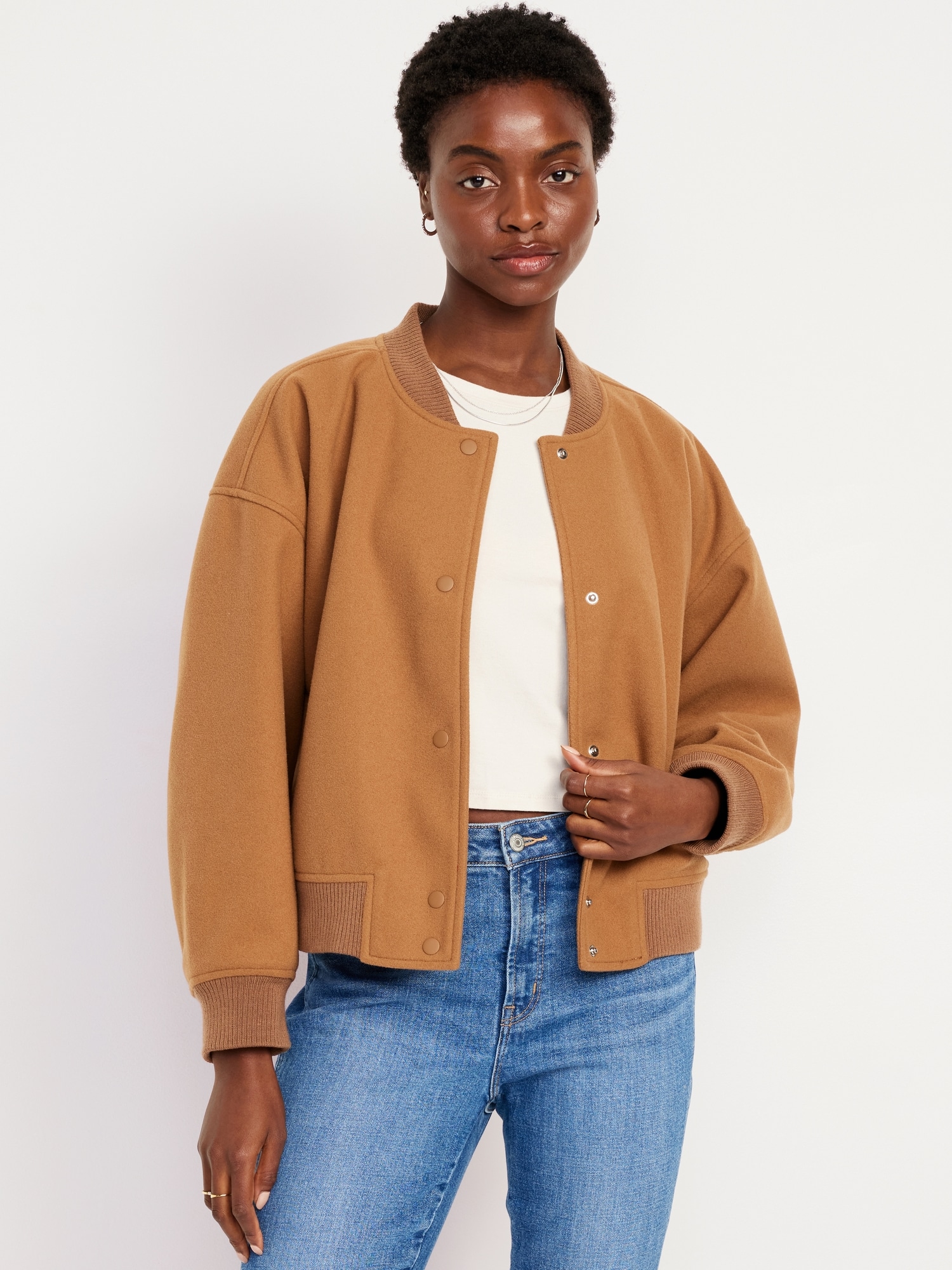 Oversized Bomber Jacket