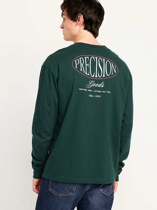 Image number 8 showing, Long-Sleeve Heavyweight Graphic T-Shirt