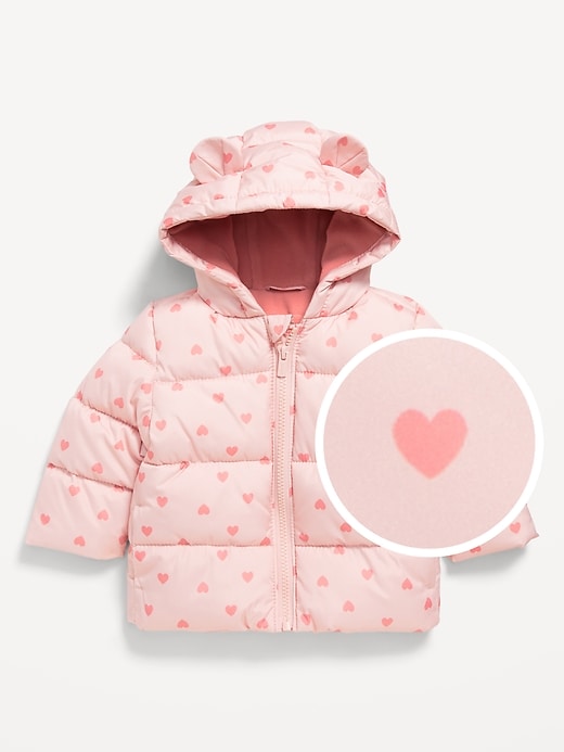 View large product image 1 of 2. Unisex Water-Resistant Quilted Puffer Jacket for Baby