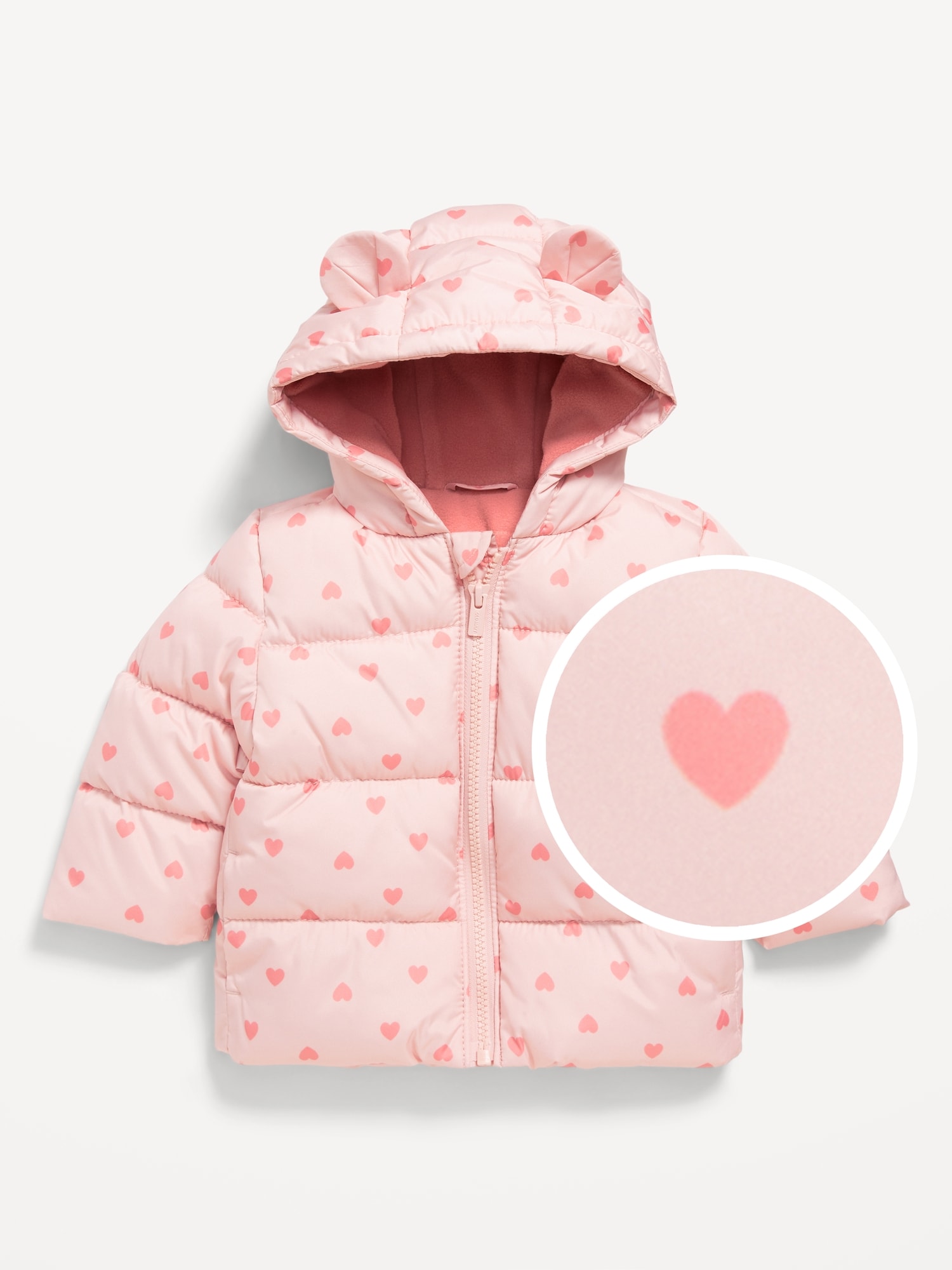 Unisex Water Resistant Quilted Puffer Jacket for Baby