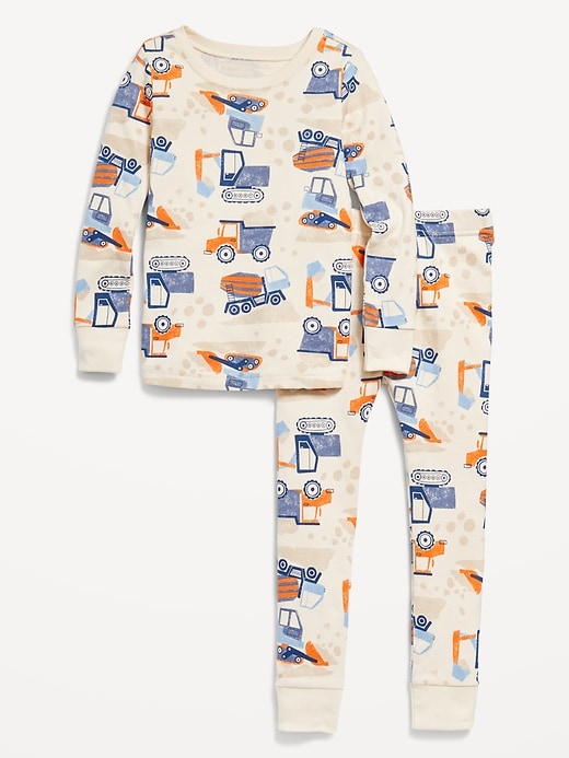 View large product image 1 of 2. Snug-Fit Printed Pajama Set for Toddler &amp; Baby