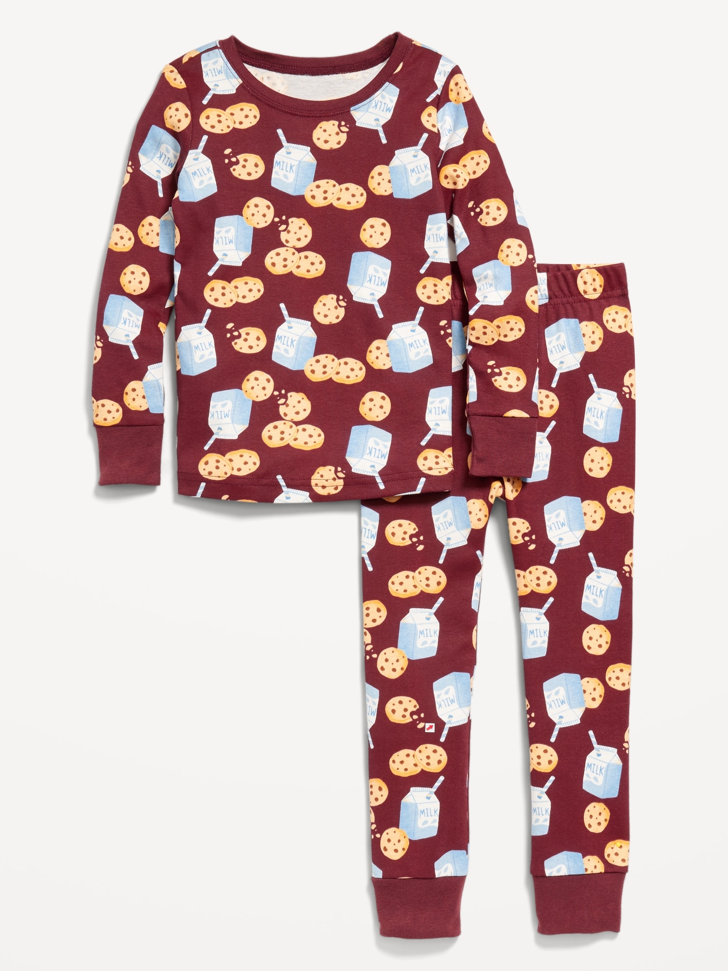 Snug-Fit Printed Pajama Set for Toddler & Baby