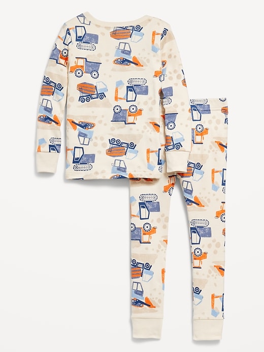 View large product image 2 of 2. Snug-Fit Printed Pajama Set for Toddler &amp; Baby