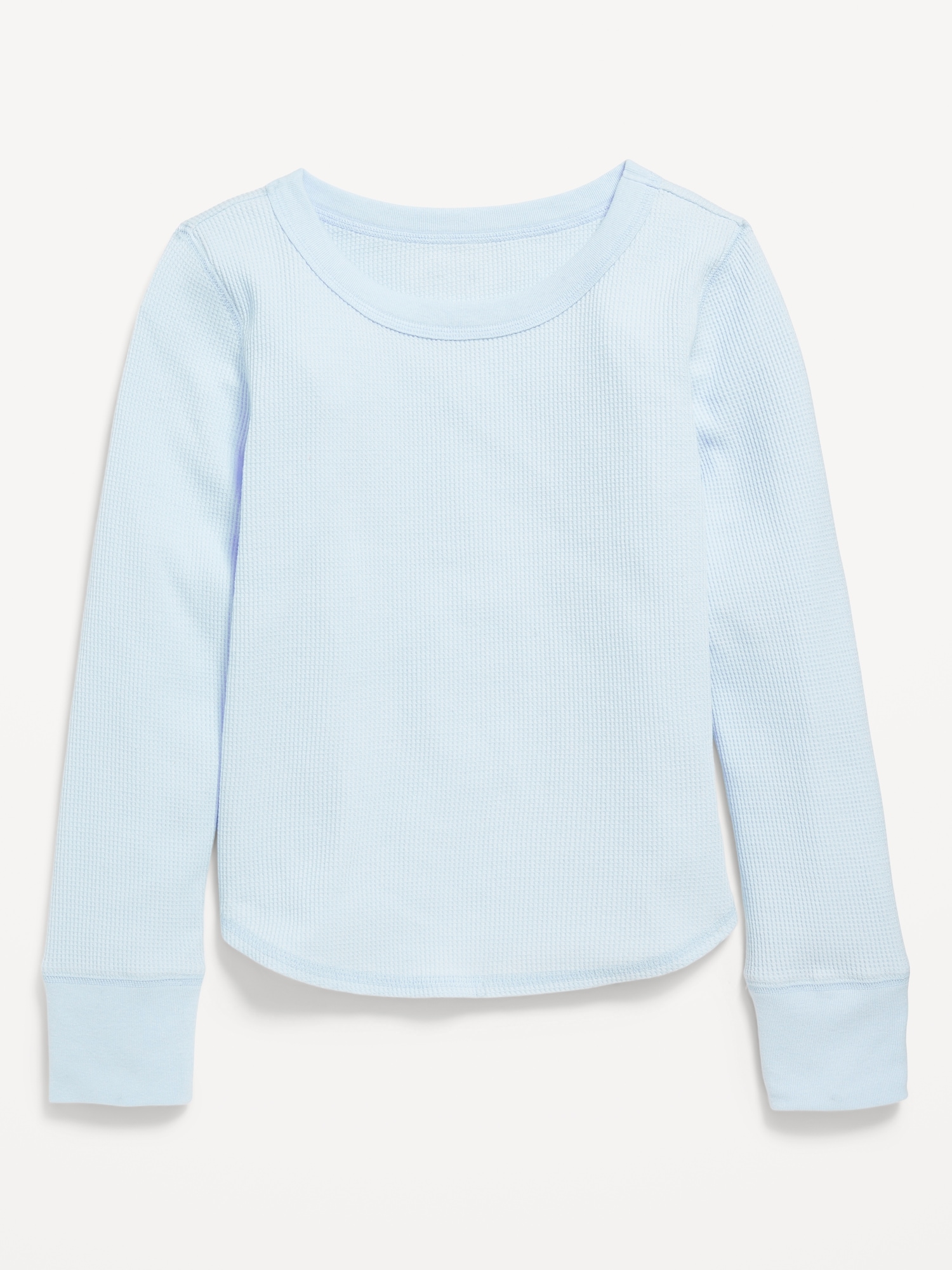 Long-Sleeve Thermal-Knit T-Shirt for Girls