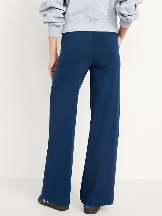 Image number 7 showing, High-Waisted Wide-Leg Leggings