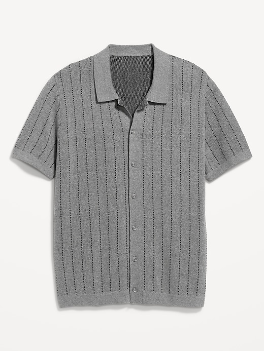 Image number 4 showing, Button-Down Striped Sweater