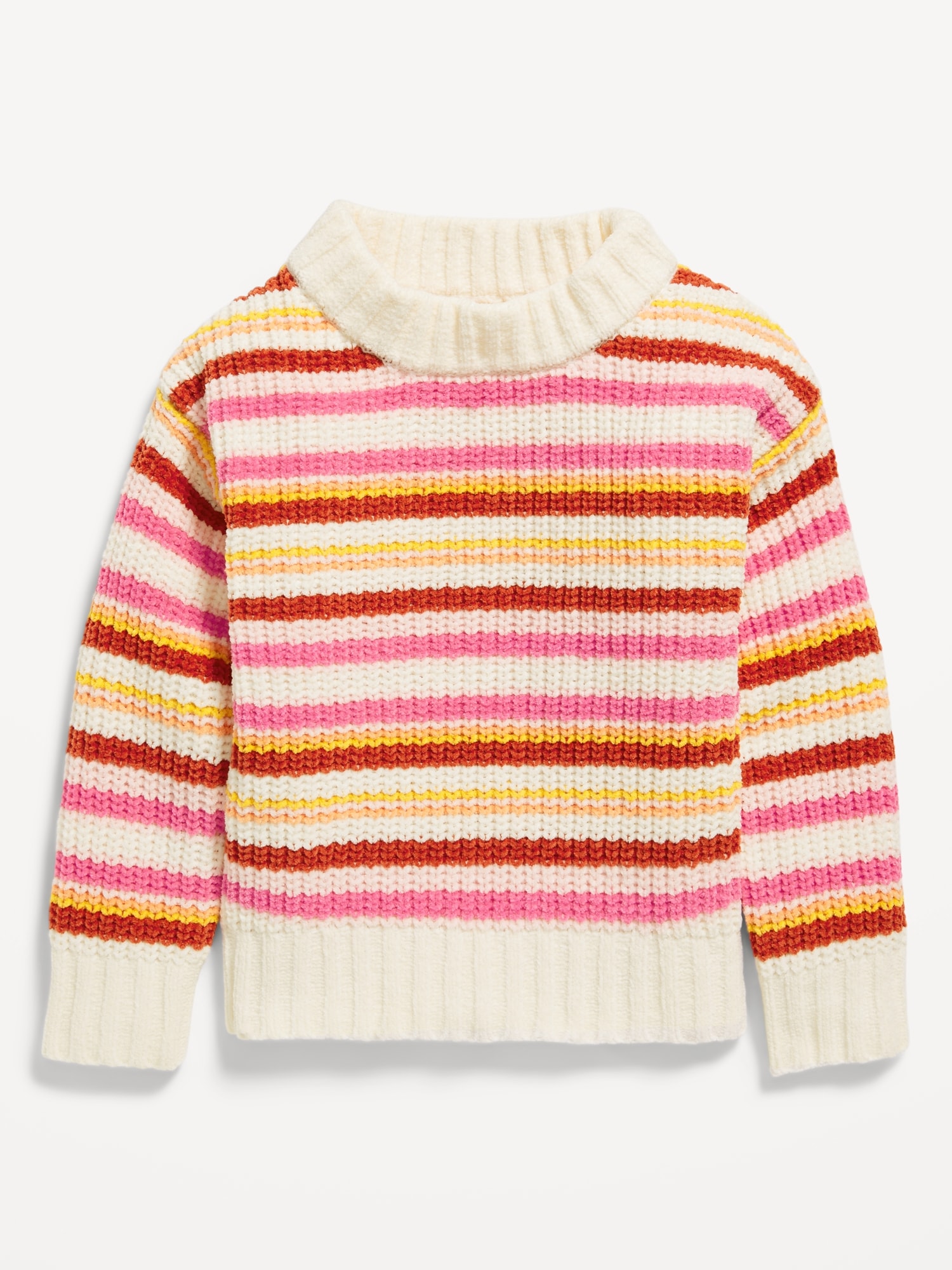 Crew-Neck Sweater for Toddler Girls