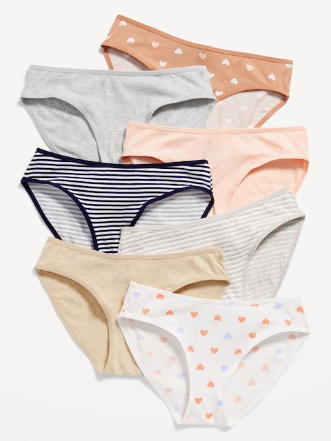 Culotte bikini pour Fille (paquet de 7)