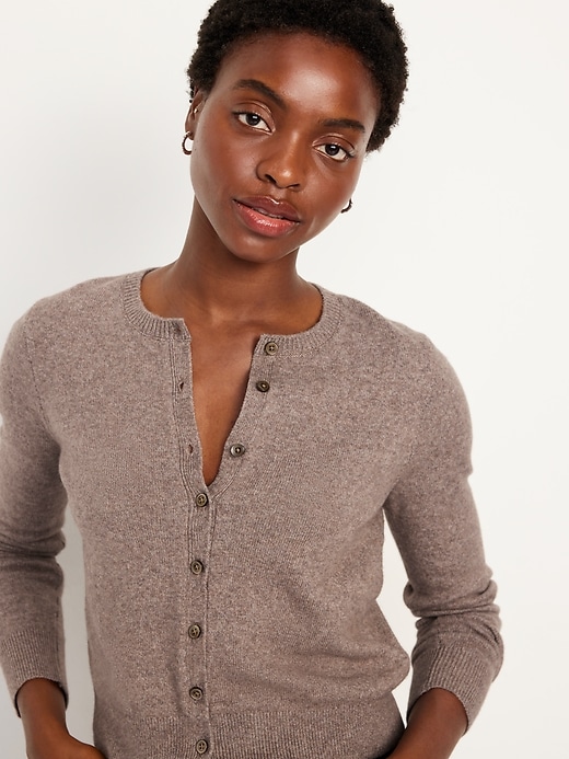 Image number 5 showing, SoSoft Crop Cardigan Sweater