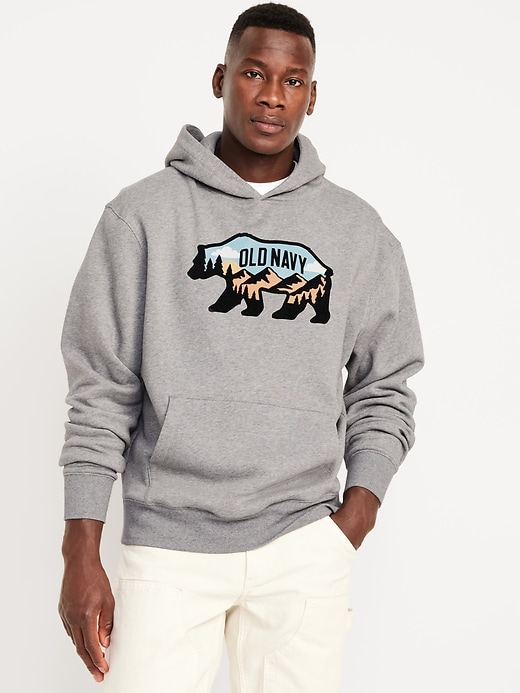 Image number 1 showing, Oversized Logo Pullover Hoodie