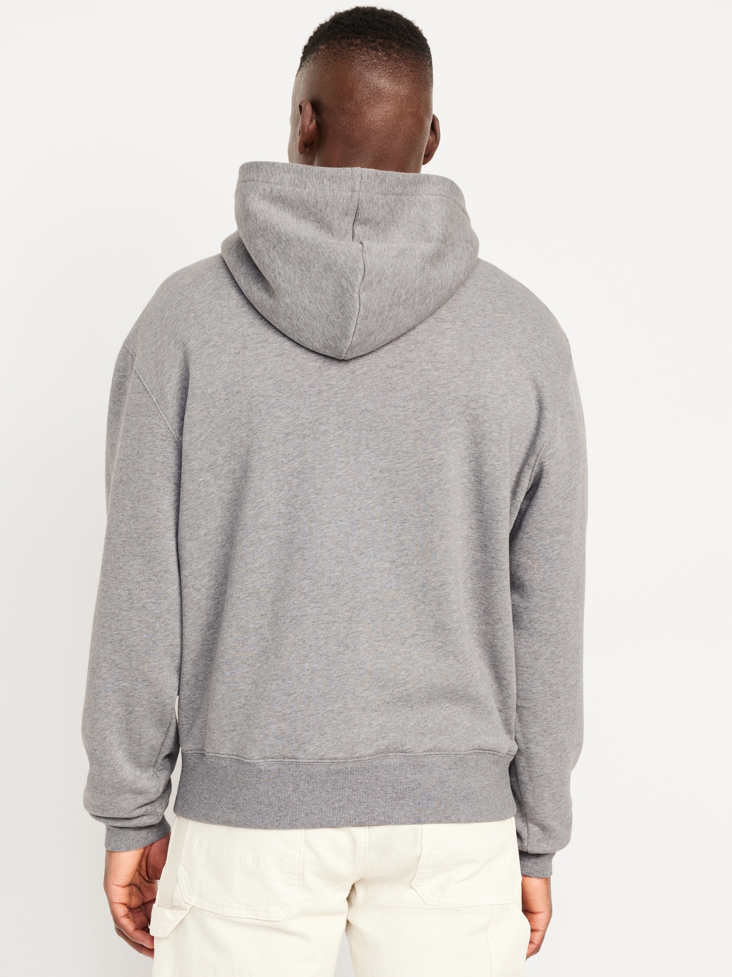 Oversized Logo Pullover Hoodie