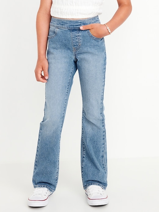 Voir une image plus grande du produit 1 de 4. Jean Wow évasé à taille extensible pour fille