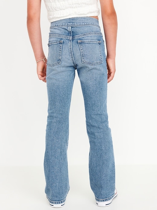 Voir une image plus grande du produit 2 de 4. Jean Wow évasé à taille extensible pour fille