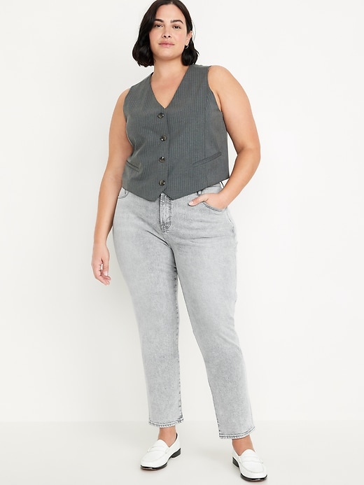 Image number 7 showing, High-Waisted Vintage Slim Jeans