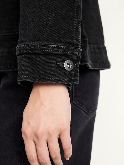 L'image numéro 7 présente Veste utilitaire en denim