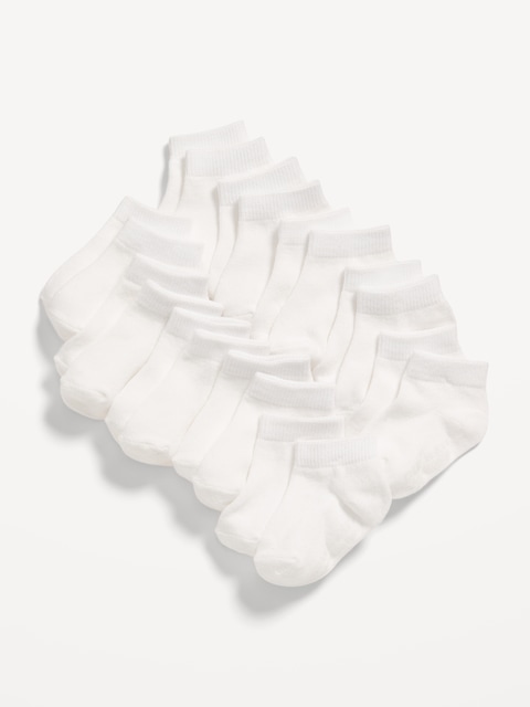 Socquettes unisexes pour tout-petit et bébé (paquet de 10 paires)