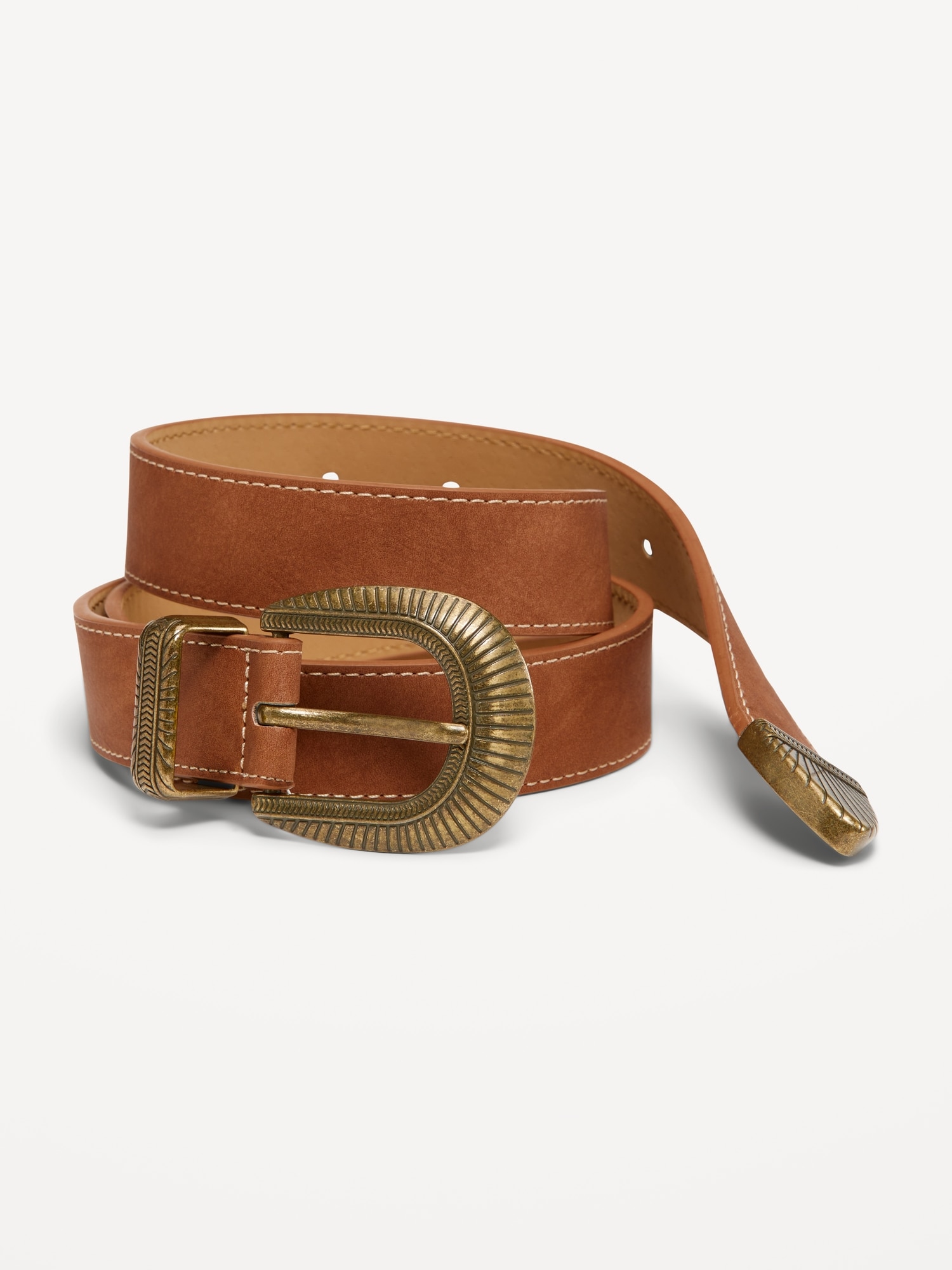 Faux Leather Heritage Belt