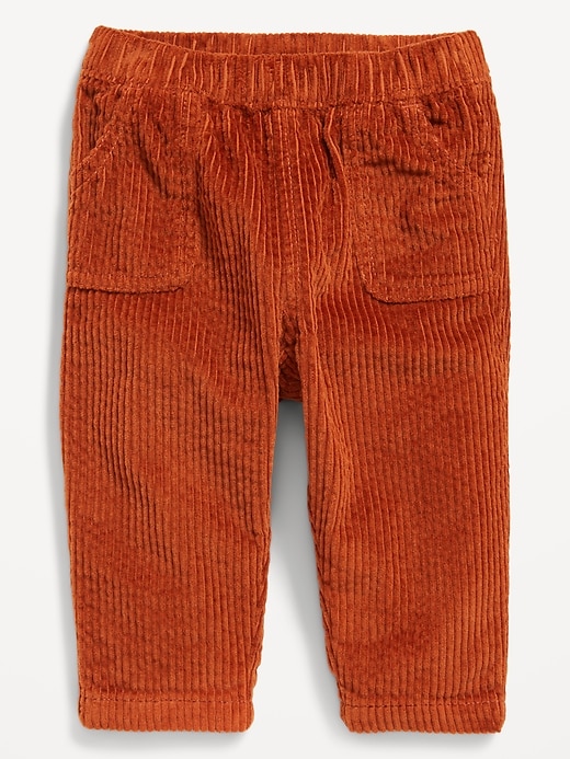 Voir une image plus grande du produit 2 de 2. Pantalon utilitaire en velours côtelé à taille extensible pour bébé