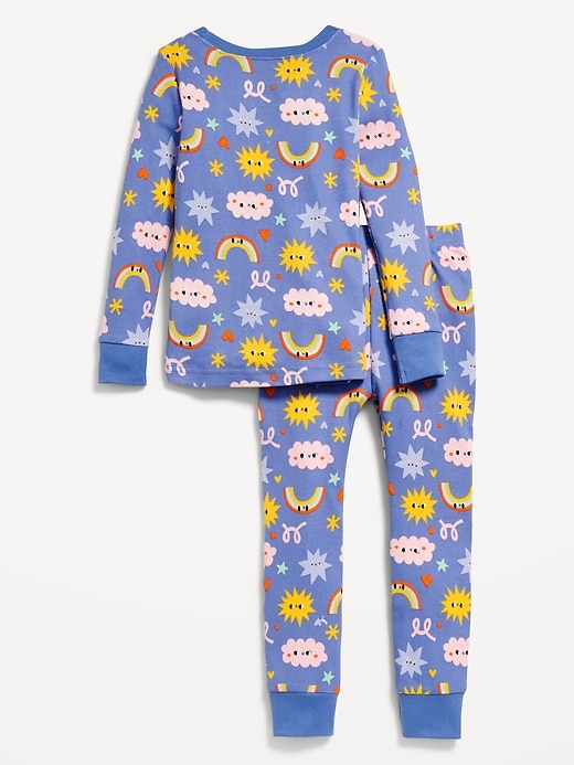 View large product image 2 of 2. Snug-Fit Printed Pajama Set for Toddler &amp; Baby