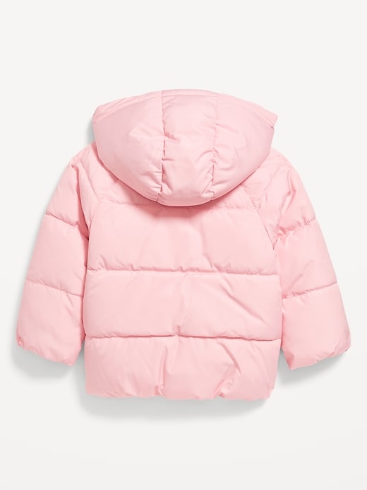 Voir une image plus grande du produit 2 de 2. Veste rembourrée matelassée hydrorésistante pour toute-petite fille