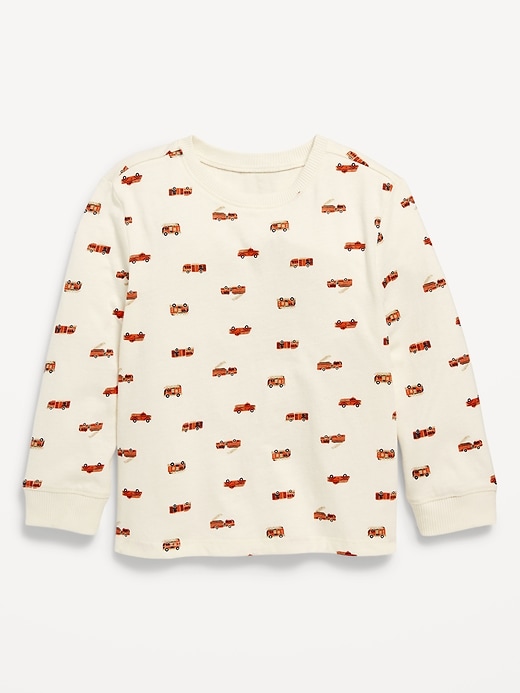 View large product image 1 of 1. Printed Long-Sleeve T-Shirt for Toddler Boys