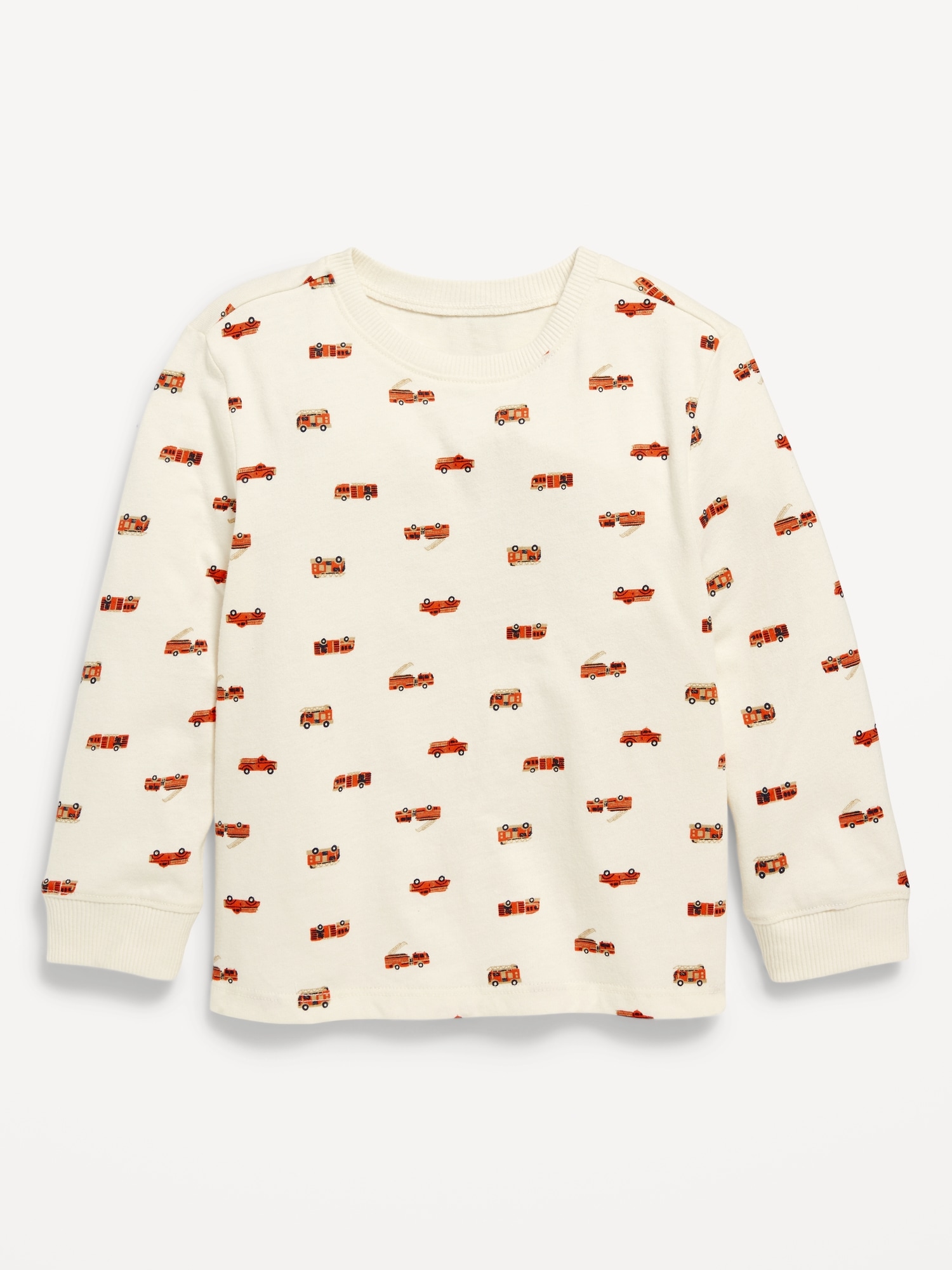 Printed Long-Sleeve T-Shirt for Toddler Boys