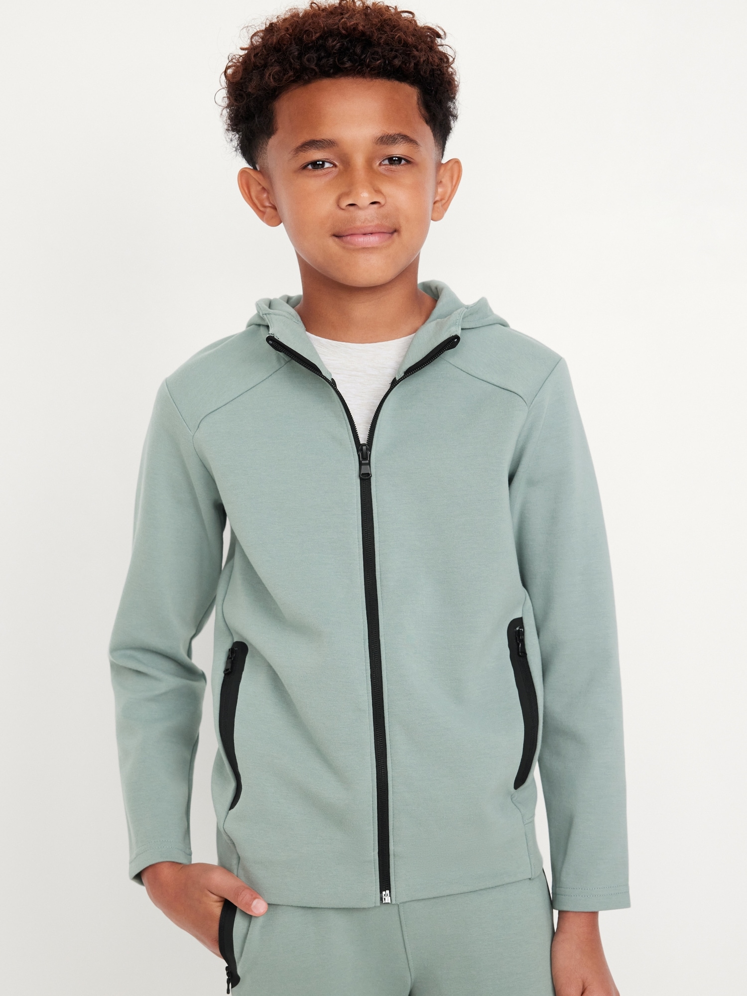 Dynamic Fleece Zip Hoodie for Boys