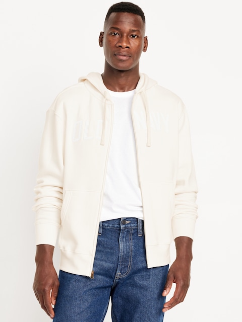 Loose Logo Zip Hoodie