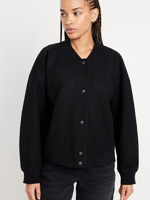 Image number 7 showing, Oversized Bomber Jacket