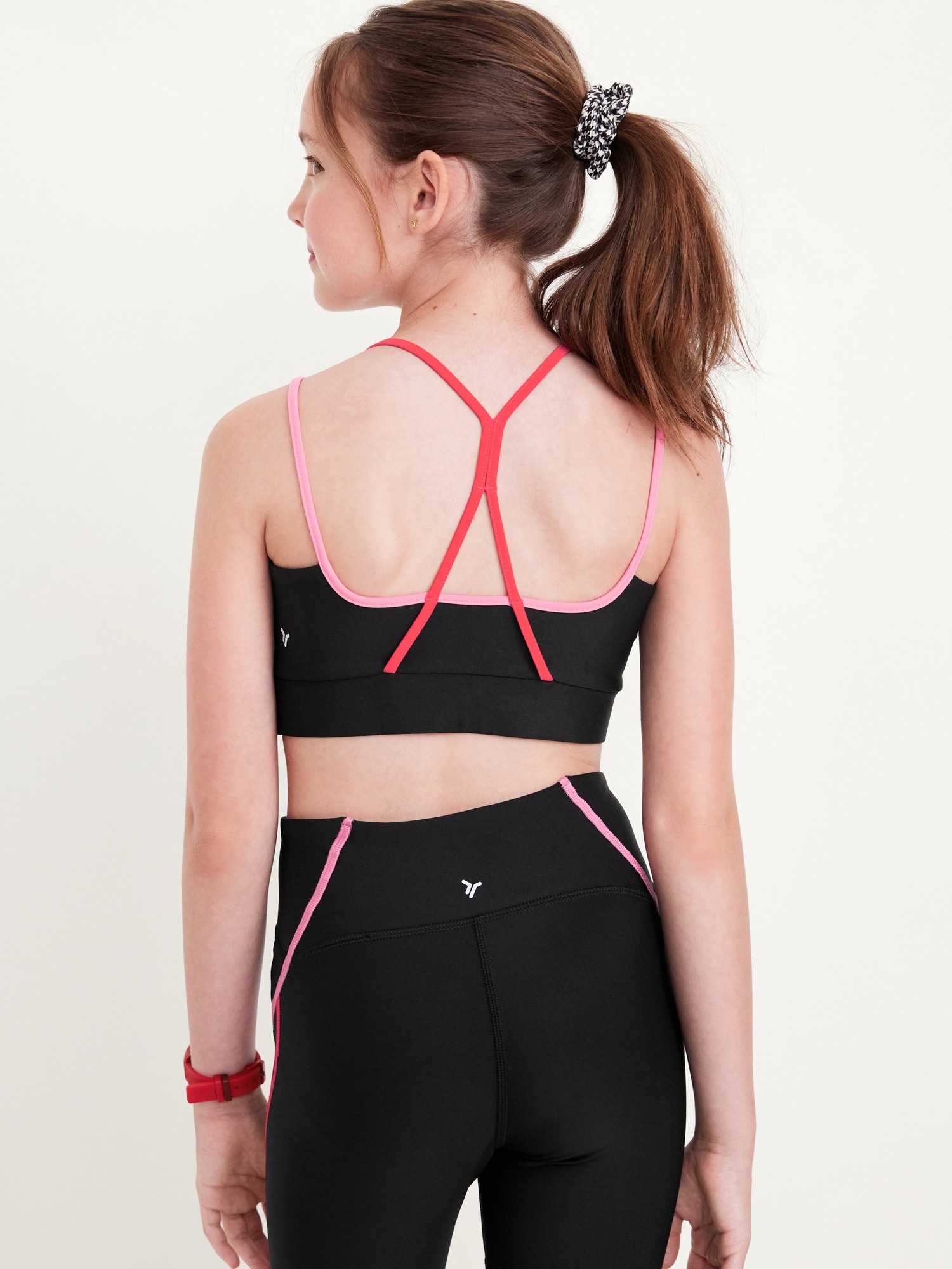 PowerSoft Strappy Longline Sports Bra for Girls