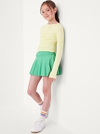 View large product image 3 of 5. High-Waisted PowerSoft Skort for Girls