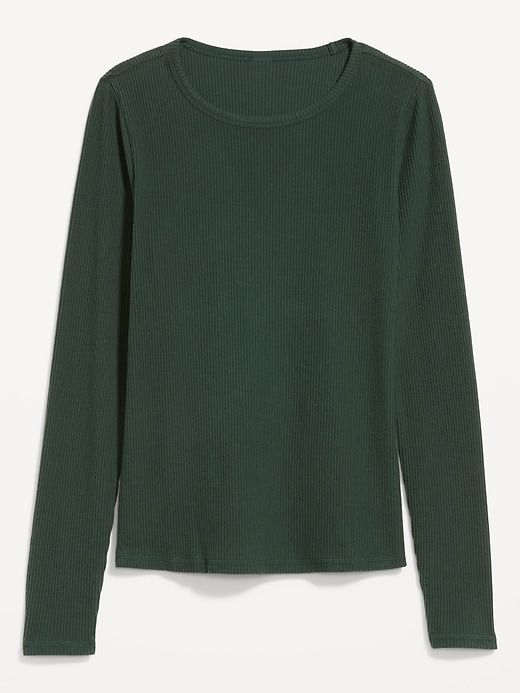 Image number 4 showing, Plush-Knit Long-Sleeve T-Shirt