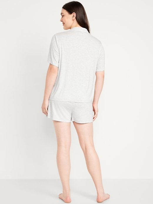 Image number 6 showing, Knit Jersey Pajama Short Set