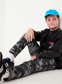 View large product image 3 of 5. Built-In Flex Tapered Tech Pants for Boys