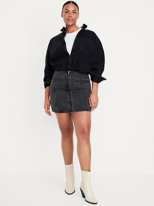 Image number 5 showing, Mid-Rise OG Jean Mini Skirt