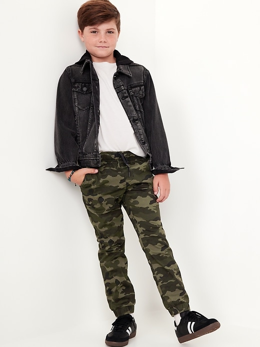 Image number 3 showing, Built-In Flex Twill Jogger Pants for Boys