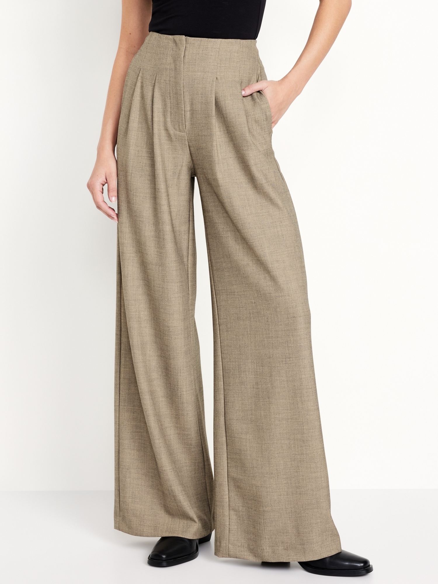 Extra High-Waisted Super Wide-Leg Pants