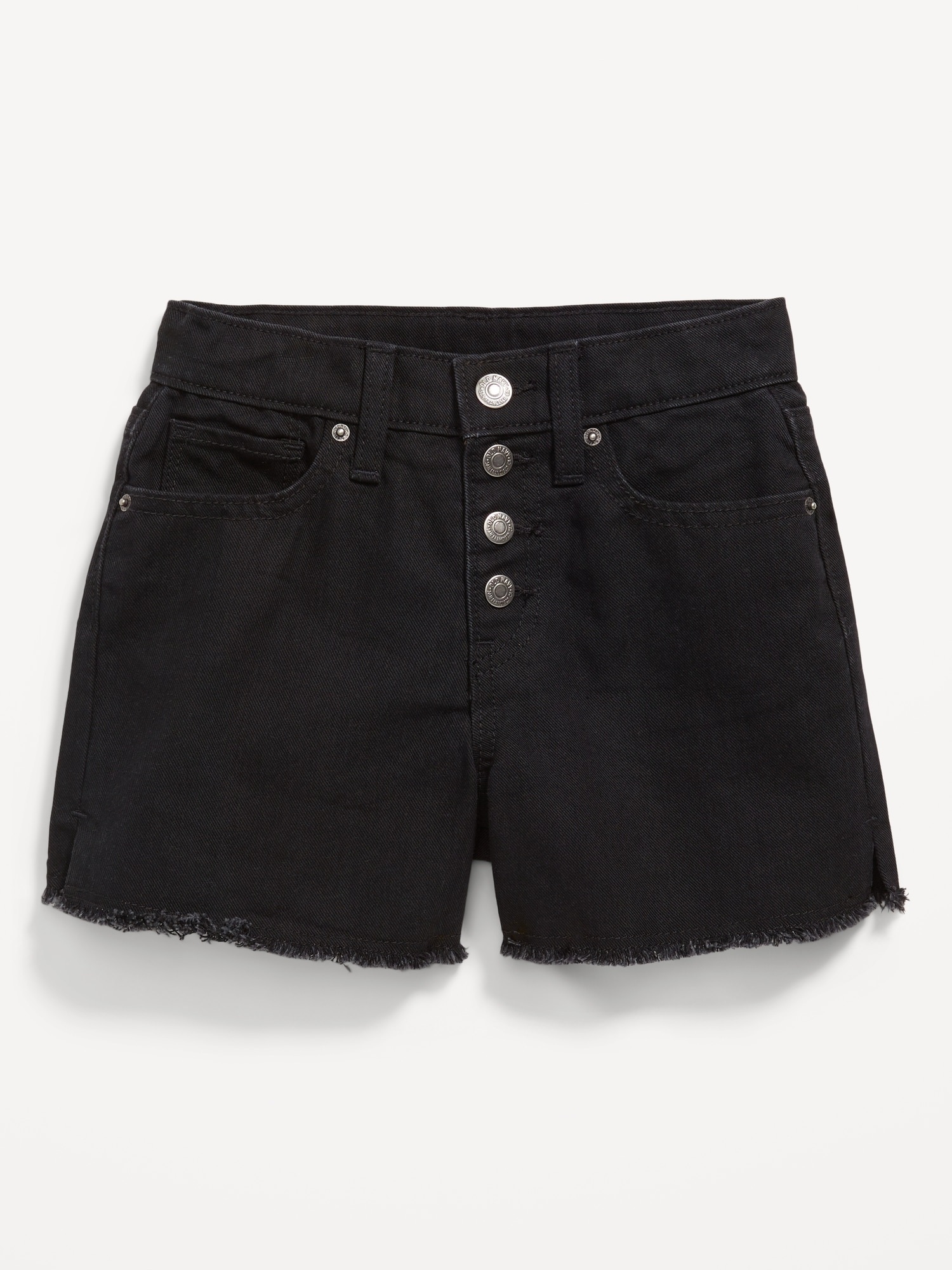 Wow High-Waisted Frayed-Hem Jean Shorts for Girls