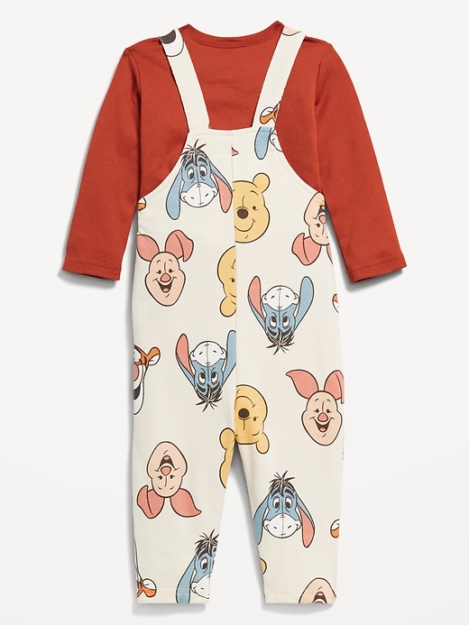 Voir une image plus grande du produit 2 de 3. Ensemble de t-shirt à manches longues à imprimé Disney&#169 et salopette pour Bébé