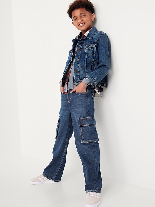 Image number 3 showing, Baggy Cargo Jeans for Boys